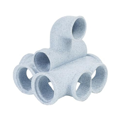 Marble Texture Fishtank Landscape Accessory Natural Habitat Tube Shelter Place for Pet Fish Hideouts Breeding Shrimp Shelter Cave House