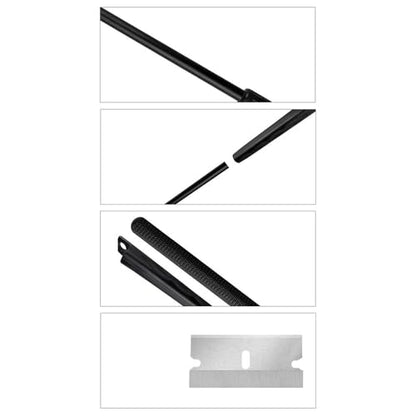 Algae Scraper for Aquarium - 14" Glass Fish Tank Cleaner with 1 Stainless Steel Blade - size: Medium