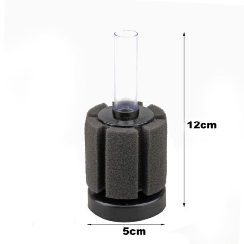 Bio Sponge Filter Air Pump Driven Up to 20 Gallon Each, Breeding Fry Betta Shrimp Fish Tank Aquarium (Small 4-Pack) - size: Small 4-pack