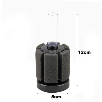 Bio Sponge Filter Air Pump Driven Up to 20 Gallon Each, Breeding Fry Betta Shrimp Fish Tank Aquarium (Small 4-Pack) - size: Small 4-pack