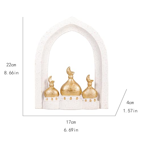 Ramadan Celebration Statue - This Beautifully Handcrafted Resin Ornament Features Intricate Detailing and Makes a Meaningful - color: Ramadan Celebration Statue