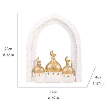 Ramadan Celebration Statue - This Beautifully Handcrafted Resin Ornament Features Intricate Detailing and Makes a Meaningful - color: Ramadan Celebration Statue