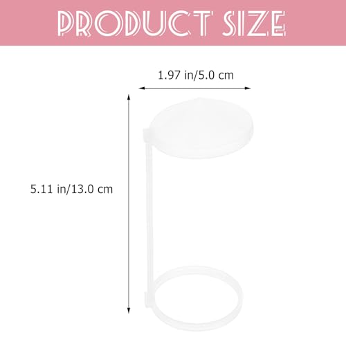 Kisangel Replacement Splash Guards for Mist Maker Humidifier Water Fountain Rockery Pond Mister 5-Pack 5.11X1.96 Inch Splash-Proof Bracket Indoor Fountain Accessories
