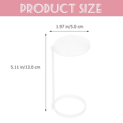 Kisangel Replacement Splash Guards for Mist Maker Humidifier Water Fountain Rockery Pond Mister 5-Pack 5.11X1.96 Inch Splash-Proof Bracket Indoor Fountain Accessories