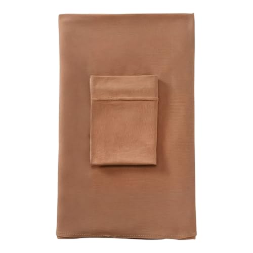 Cotton Modal Jersey Hijab with Matching Undercap, Women's Casual Style, 180cm × 70cm - color: Camel Brown