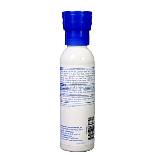API STRESS COAT Aquarium Water Conditioner 4-Ounce Bottle (85B) - size: 4 fl oz, style: Aquarium Treatment without Pump
