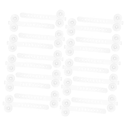 PRETYZOOM 50pcs Aquarium Suction Cup Clips with White Zip Ties for Fish Tank Air Hose and Tubing Fixing, Pipe Suction Cups for Aquarium Airline and Filter Tubes Holder