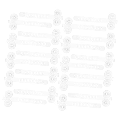 PRETYZOOM 50pcs Aquarium Suction Cup Clips with White Zip Ties for Fish Tank Air Hose and Tubing Fixing, Pipe Suction Cups for Aquarium Airline and Filter Tubes Holder
