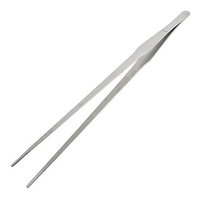 Utoolmart Aquarium Plant Tweezer, Stainless Steel Straight Tweezer, Aquarium Tweezers Extra Long 30cm, for Fish Tank Plant Aquascape Tools, Feeding Tongs, 2 Pcs - color: 2pcs, size: 30cm Straight