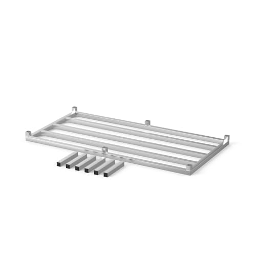30 in X 60 in. Aquarium Stand | Industrial Style Aluminum Fish Tank Base with Open Frame Design - size: 30 W x 60 L x 12 H