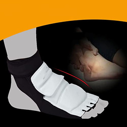 Taekwondo Karate Sparring Gear Foot Protector 1 Pair Karate Boxing Sparring Foot Guard Martial Arts Protective Feet Gear for Training - size: XL 38-39