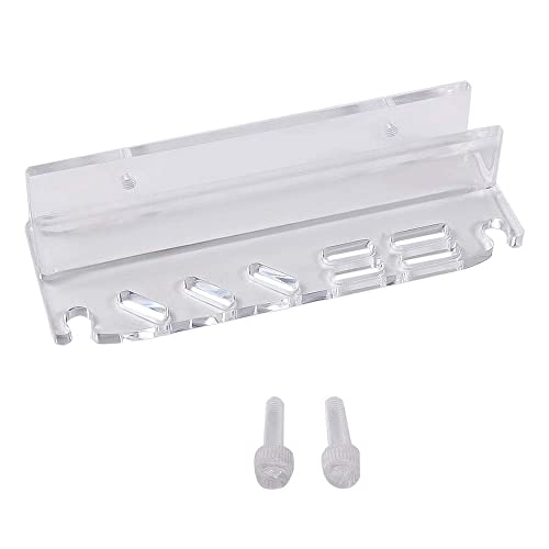 Vctitil Aquarium Plant Tools Holder Aquarium Tank Tool Acrylic Holder Grass Maintenance Tool Storage Rack for Tweezer Scraper Scissor Cleaning Tool