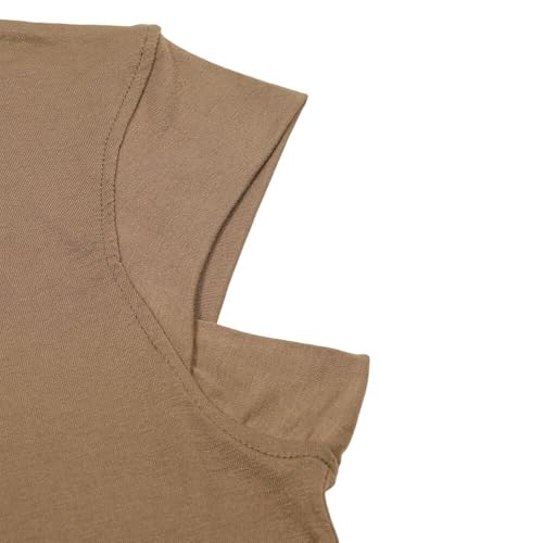 Women Slouchy Beanies Cap Soft Hijab Cap Under Scarf for Women Muslim Jersey Hijab Undercaps(1PC/2PC) - color: Black+khaki