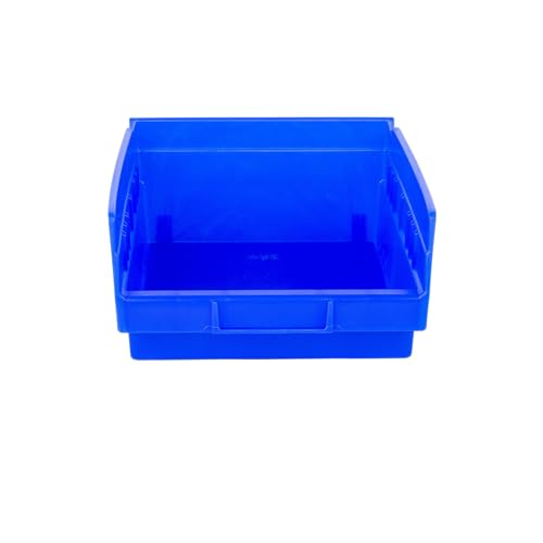 HE HUDSON EXCHANGE 12" x 8" x 4" Plastic Nesting Storage 12” Shelf Bin, Blue - color: Blue, size: 1 Pack