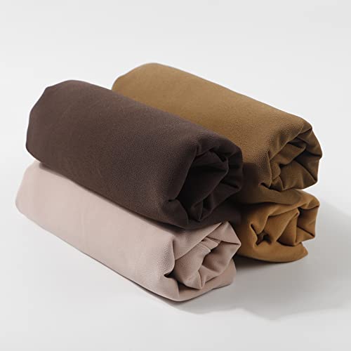 Febfim 4 PCS Muslim Women Soft Premium Solid Chiffon Hijab Scarves Shawl Long Scarf Wrap Scarves with Gift Box - color: Clear
