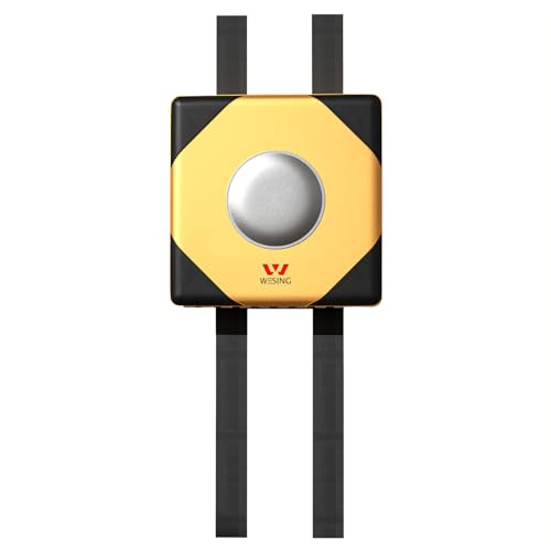 WESING Wall Focus Target Punch Boxing Bag Mat for Martial Arts - color: Black/Golden Velcro, size: 9.84"*9.84"*3.15"