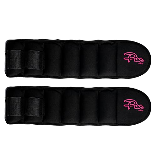 Ankle Weights Set - 0.5lb, 1lb, 2lbs, 3lbs, 4lbs, 5lbs, 8lbs and Adjustable Sets - for Women, Men and Kids - color: Black, style: 1lb each (2lbs pair)