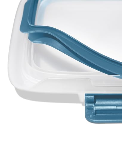 OXO Good Grips Prep and Go Salad Container - Ocean Blue - color: Ocean Blue, style: Salad Container