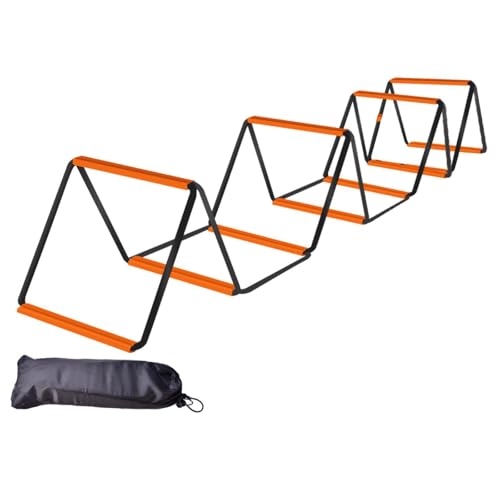 Agility Ladder, Agility Training Equipment, Balance Fitness Training, Football Footwork Ladder, Speed Ladder for Workout - size: 10 Grids With Bag