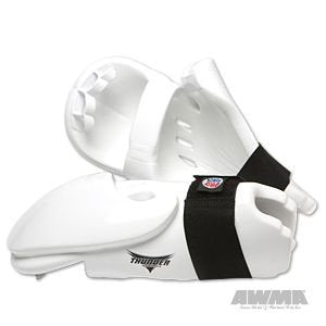 Proforce Thunder Double Layered Punches Karate Sparring Gloves - White - X-Large