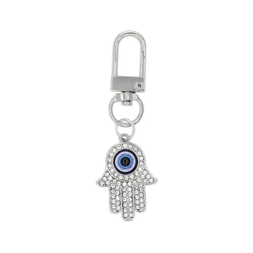 Evil Eye Keychains Car Key Ring Bag Purse Charm for Women Men - Good Luck Amulet Protection - color: M