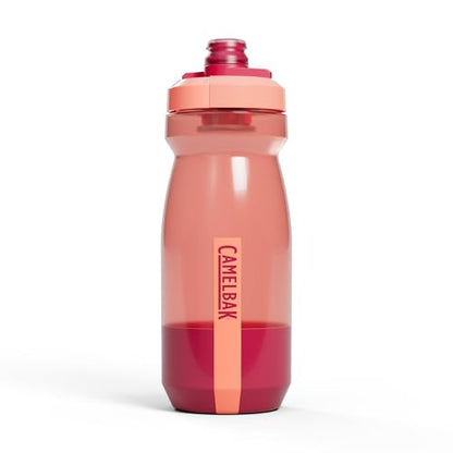 CamelBak Podium Bike Squeeze Water Bottle, High‑Flow Easy‑Squeeze Design for Cycling Performance, 21oz, Mercury Blush - color: Mercury Blush