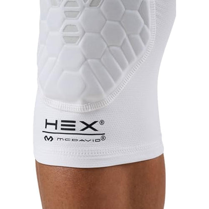 McDavid HEX Viz Knee / Elbow Pad Pair White/Grey M - color: NEW White, size: Medium
