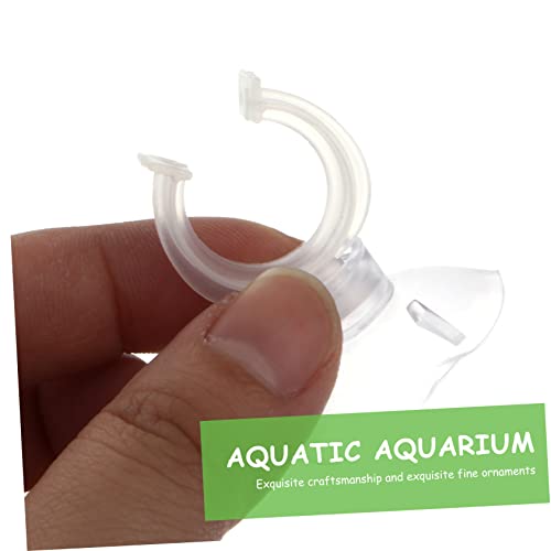 Totority Strong Cup Holder for Fish Tank 8pcs Clamp Cups Easy Install Safe for Fish Style