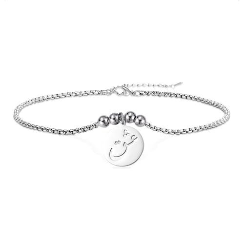 VASSAGO Islamic Bracelet Allah Arabic Bangle Bracelets for Women Men Islam Muslim Arabic Calligraphy Link Bracelet Bangle Islam Eid Islamic Arabic Gift Jewelry - color: Silver Arabic Bracelet-Box Chain