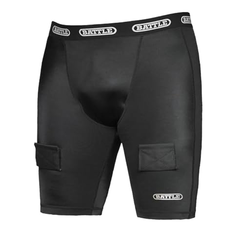 Battle Sports Hockey Compression Jock Short for Adult & Kids - size: Medium