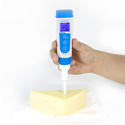 Apera Instruments Premium Series PH60S Food pH Meter Tester Kit with Food-Grade Swiss Spear pH Electrode, ±0.01 pH Accuracy, -2.00-16.00 pH Range (AI313) - style: For Food Samples