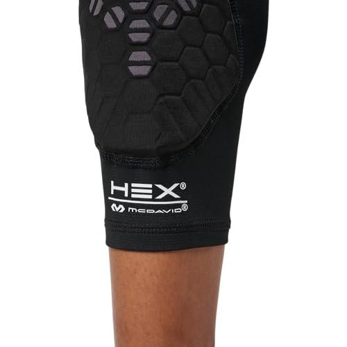 McDavid HEX Viz Knee / Elbow Pad Pair Black/Grey M - color: NEW Black, size: Medium