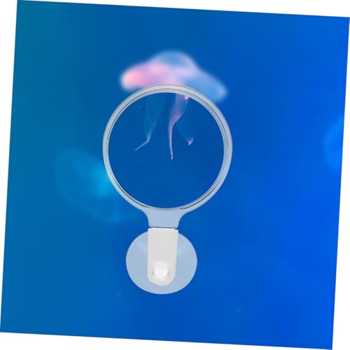 4pcs Acrylic Magnifier with Suction Cups for Fish Tank Observation High Definition Magnifying Lens for Micro Landscapes and Spiders for Easy Viewing and Details
