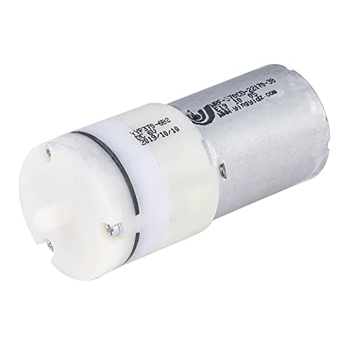 DC6V Aquarium Aeration Pump 400mmHg Pressure 60dB Noise for Power Failure Backup Fishing Spare Pump, Compact Motor 57mm for Live Bait Fish Tank