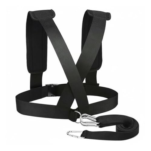 Speed Training Harness Adjustable Strength Training Vest Strap Padded Shoulder Straps Sled Harness for Athletes, Track and Field, Gym, Standard Version