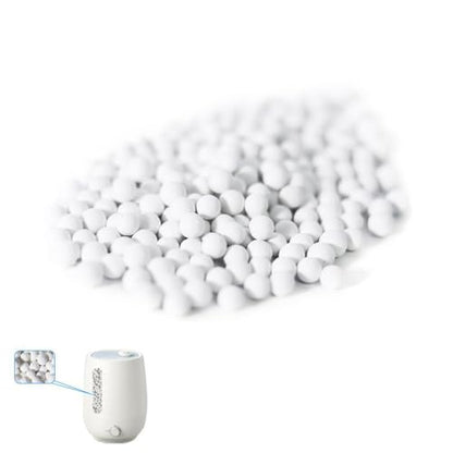 200 Gram Humidifier Cleaner Refill Replacement Nano Silver Ceramic Cleaning Ball for Humidifiers Demineralization Cartridge Containers Filters Fish Tank Purifies Water Eliminates Dust Odor