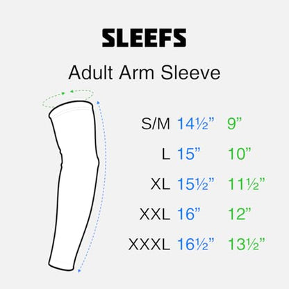 Solid Arm Sleeve - color: Hue Pink, size: XX-Large