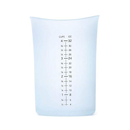 iSi Basics Basics Silicone Flexible Measuring Cup, 4, Translucent - size: 4 Cup