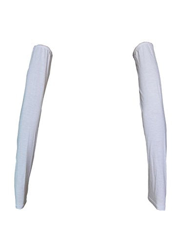 Women's Muslim Modal Arm Stretch Sleeves Cover - color: White