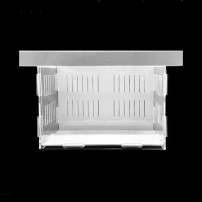 Isolation Box, Breeder Box for Fish Tank Isolation Aquarium Separator Floating Hatchery Incubator for Aggressive or Injured Fish(White-Style D) - style: white-Style D