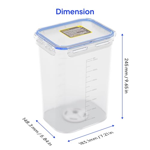 ELEGOO Washing Bucket for Mercury Plus V2.0 Washing and Curing Station, Size of 7.21 × 5.84 × 9.65 inches - style: M-Mercury Plus 2.0 Bucket