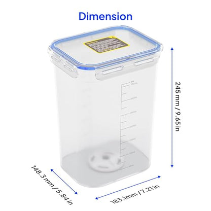 ELEGOO Washing Bucket for Mercury Plus V2.0 Washing and Curing Station, Size of 7.21 × 5.84 × 9.65 inches - style: M-Mercury Plus 2.0 Bucket