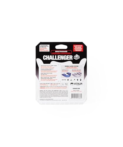 Venum Kids Challenger Mouthguard - Strap/Strapless - color: Black/Grey, size: Kid's
