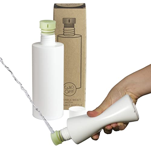 CuloClean Portable Bidet for Toilet or Travel. Peri Bottle for Men and Women. Handheld Spray. Bath Essentials (Glow in The Dark) - color: Glow in the Dark