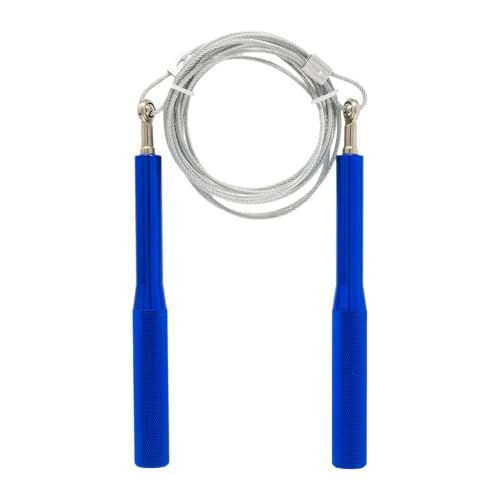 Double Under Wonder Speed Jump Rope - 360° Swivel Ball Bearing, Ultra-Light Aluminum Handles, Adjustable Steel Coated Cable, Tangle-Free & Kink-Free, Perfect for CrossFit, Boxing, MMA, and Fitness Training - color: Double Take, size: 4 ft 10 inch