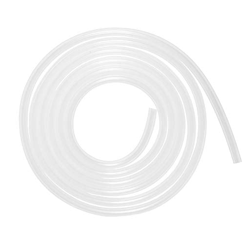 Quickun Pure Silicone Tubing, 5mm ID x 8mm OD High Temp Food Grade Tube Pure Silicone Hose Tube for Home Brewing, Beer Line, Kegerator, Wine Making, Aquaponics, Air Hose by Proper Pour (9.84 Ft) - size: 5mmx8mm, style: 9.84Ft (3meters)