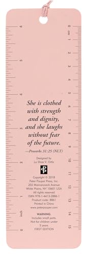 She is Clothed with Strength and Dignity Beaded Bookmark