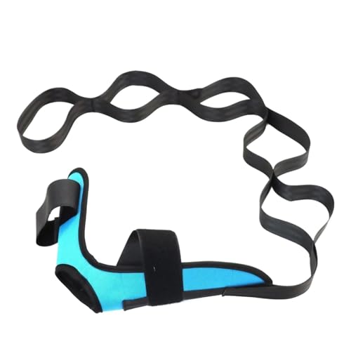 1pc Yoga Leg Stretching Band Flexibility Rehabilitation Fitness Plantar Fasciitis Training Belt Foot Care for Plantar Fasciitis, Heel Spurs and Achilles Ten - color: Blue