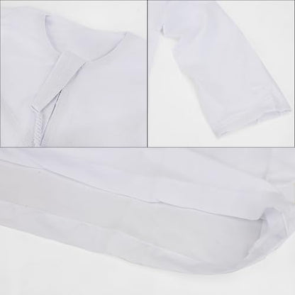 Boys Abaya Kaftan White Kids Thobe Muslim Prayer Clothes Dress Long Sleeve Kids Robe Thobe