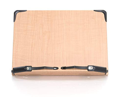 BS1500 11.8x8.5 Portable Adjustable Foldable Bookstand Holder for Reading Hands Free Large Thick Heavy Textbooks Cookbooks Tablets - size: Standard 11.8"x8.5"